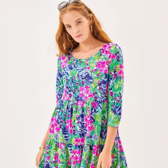 Lilly Pulitzer Dresses & Skirts - Lilly Pulitzer Geanna 3/4 Sleeve Dress